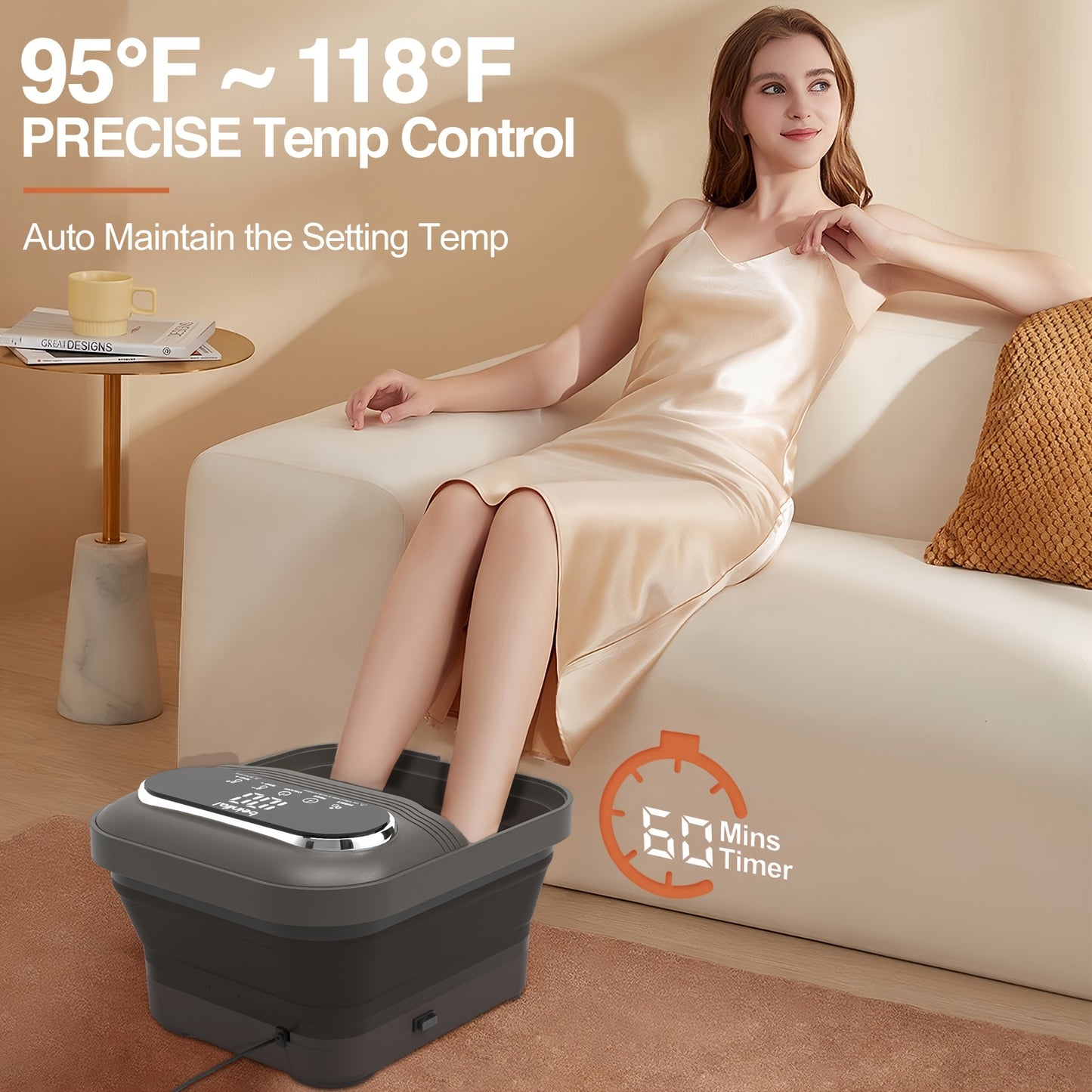 ThermaFlow™ - Professional Foot Spa